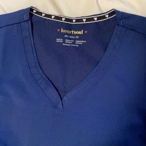 Brand new heartsoul scrub top